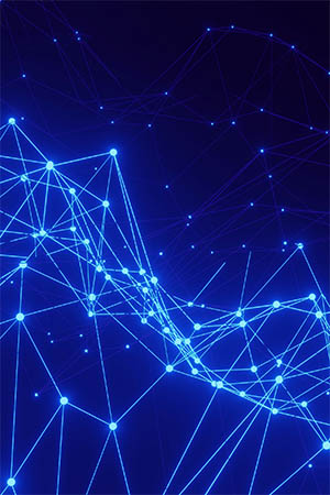Abstract digital connection of nodes